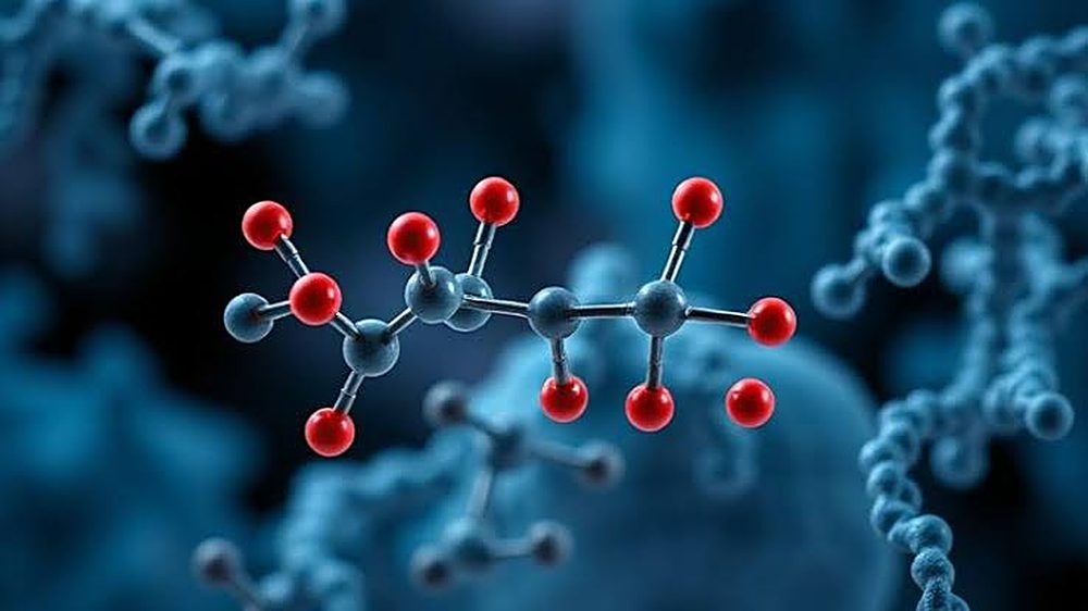 Ball-and-stick model of a nucleotide base